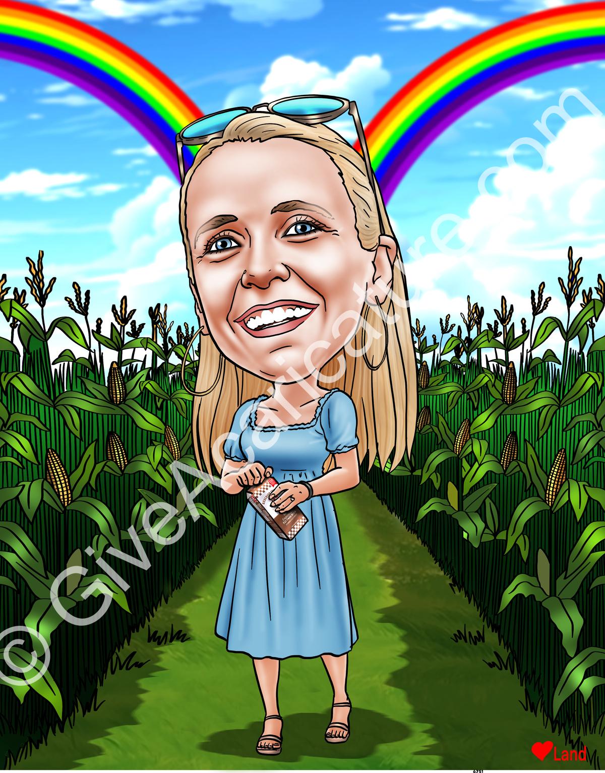 caricature for Mandi R.
